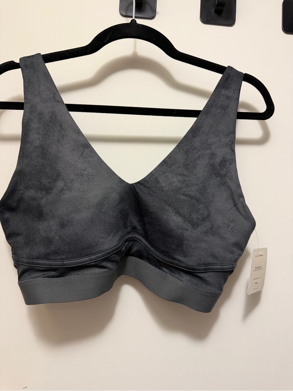 NWT Fabletics All Day Every Day Bra Onyx Smudge Women’s M/8